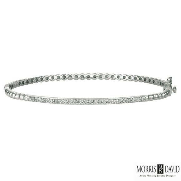 0.50 Carat Natural Diamond Bangle Bracelet